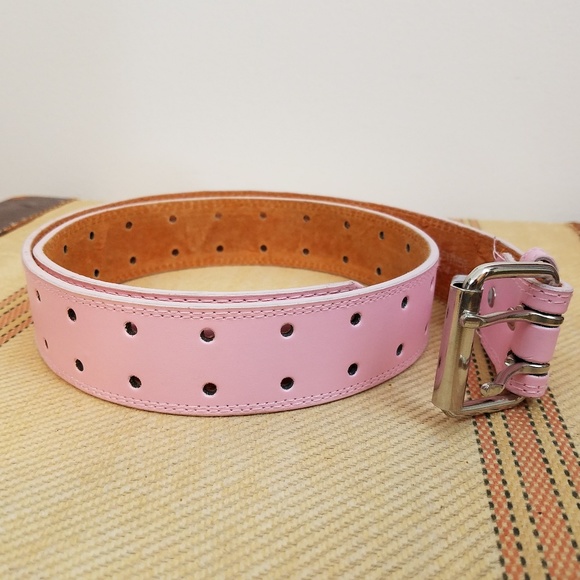 Accessories The Perfect Pink Leather Belt Poshmark